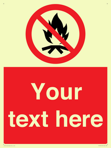 Custom prohibition No campfire